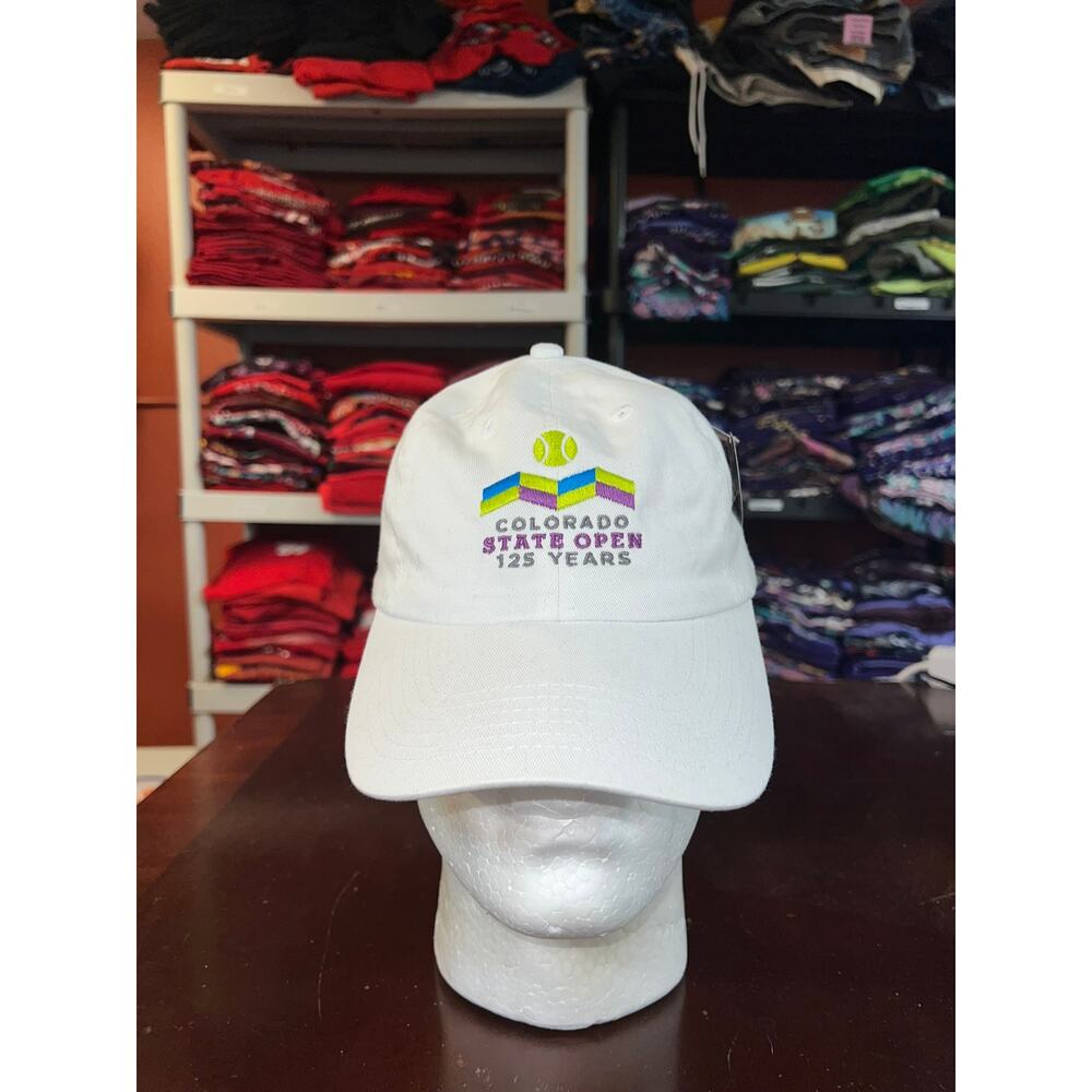 Colorado State Open Hat 125 Year Anniversary Imperial Tennis Cap Headwear NWT
